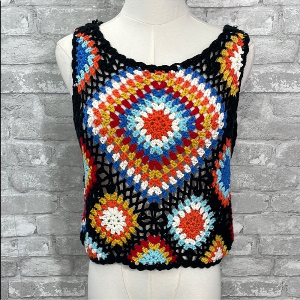 Altar’d Stat • Crochet Knit Crop Top